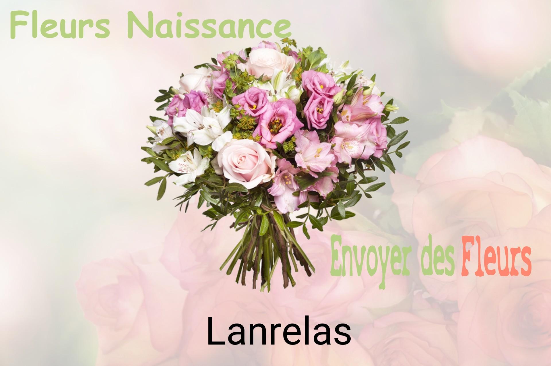 Bouquet de fleurs de naissance livré à Lanrelas